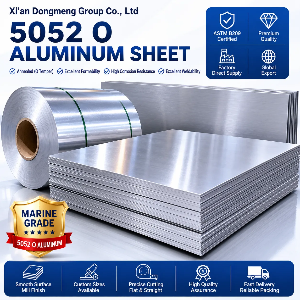 5052-O aluminiumsplate