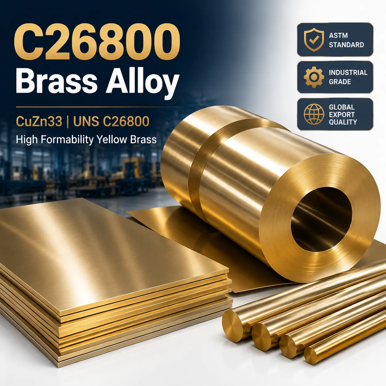 C26800 Messinglegering